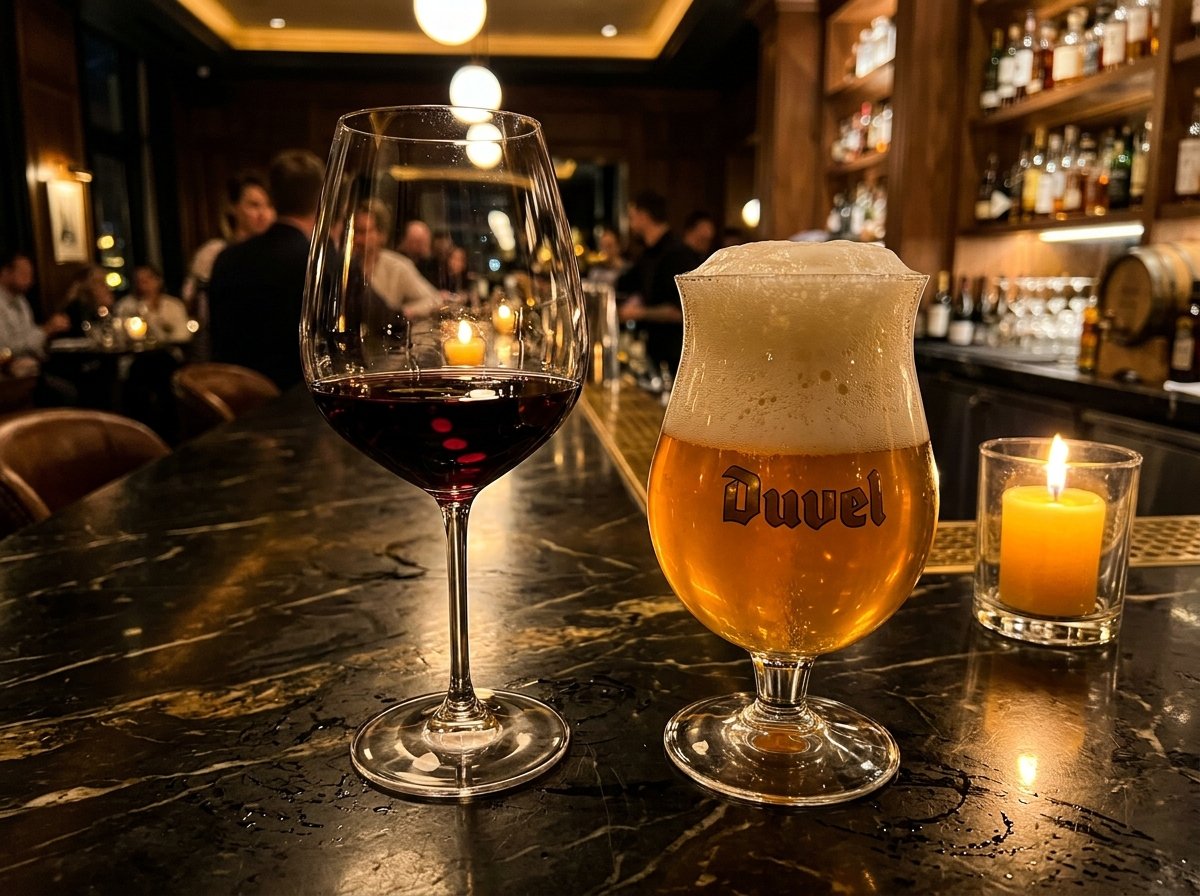 Bier und Wein bei OU D'BAR